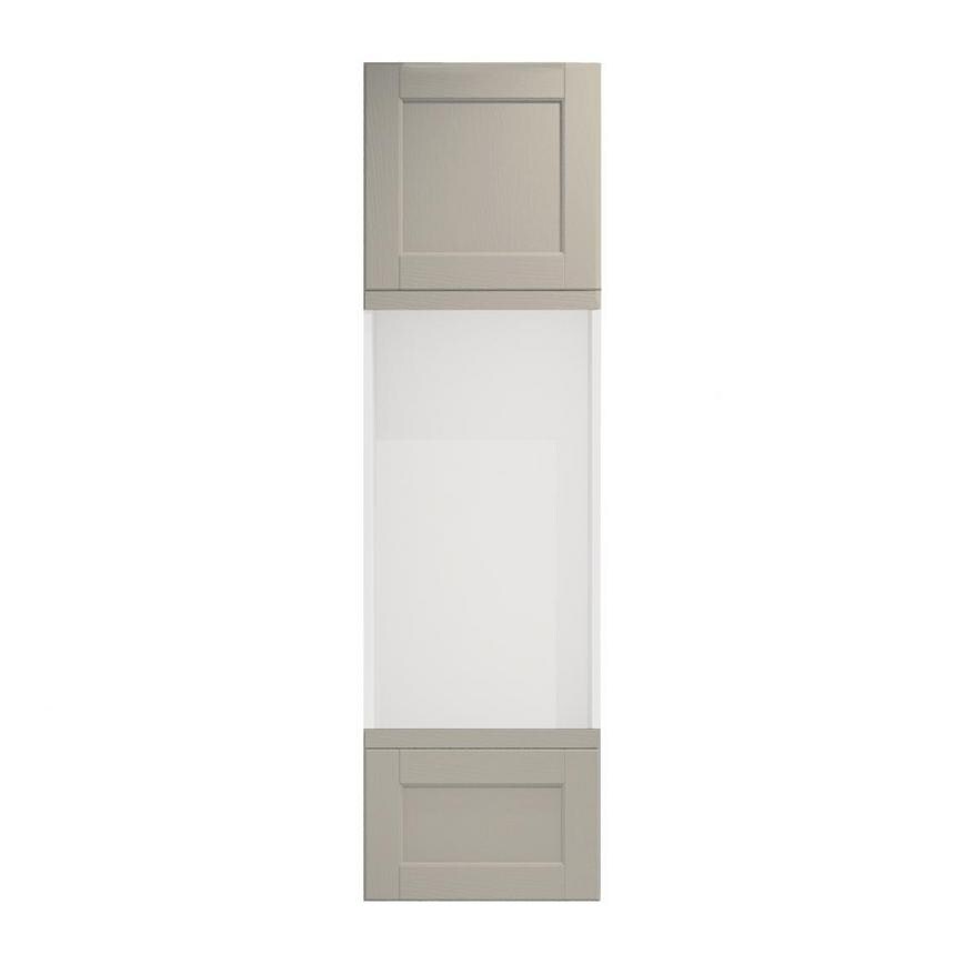 Bridgemere Pebble 600mm x 570mm Appliance Door Shown Closed from the Front as Part of an Appliance Tower Unit