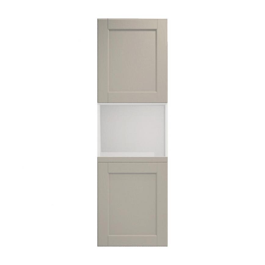 Bridgemere Pebble 600mm x 733mm Appliance Door Shown Closed from the Front as Part of an Appliance Tower Unit