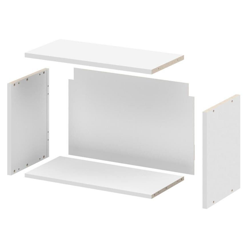 600mm Half Height Wall Cabinet Flat Pack