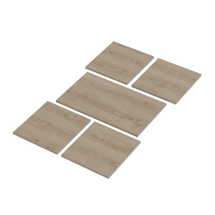 Internal Natural Oak Larder Top Shelf Pack