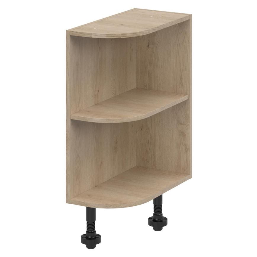 Natural Oak Curved Base Cabinet