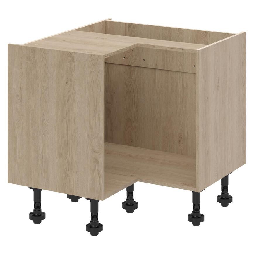 Natural Oak 931 Corner Base Service Void Cabinet