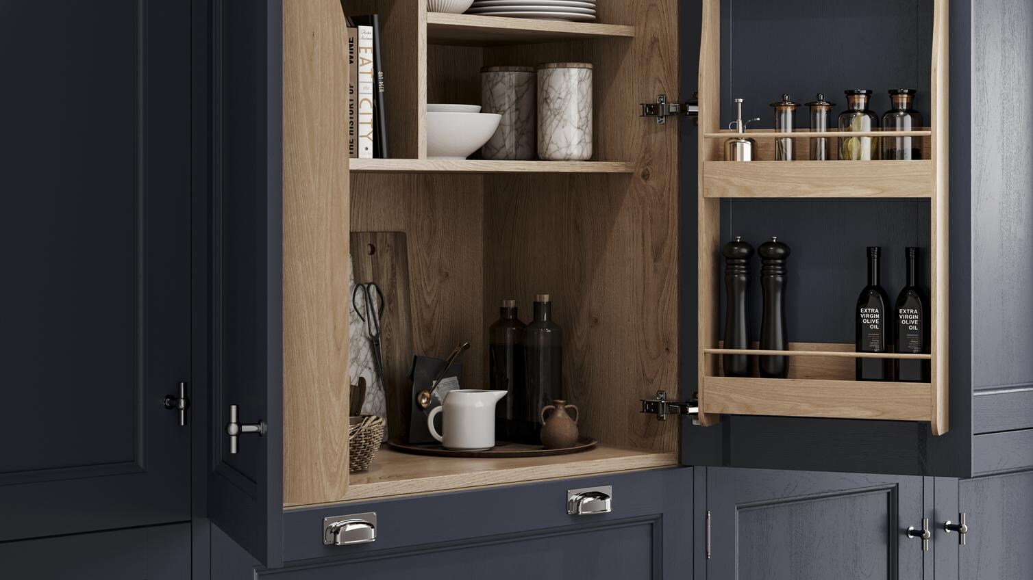 Elmbridge Navy In-Frame Larder Cameo