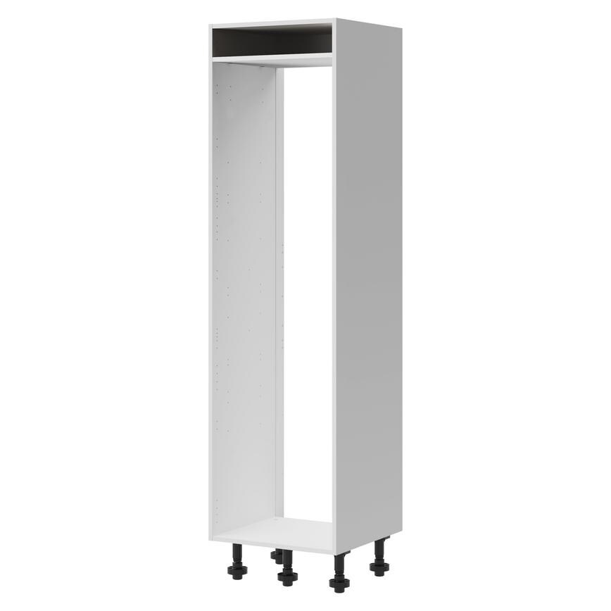 White 600 Tall Fridge Freezer Tower Cabinet 