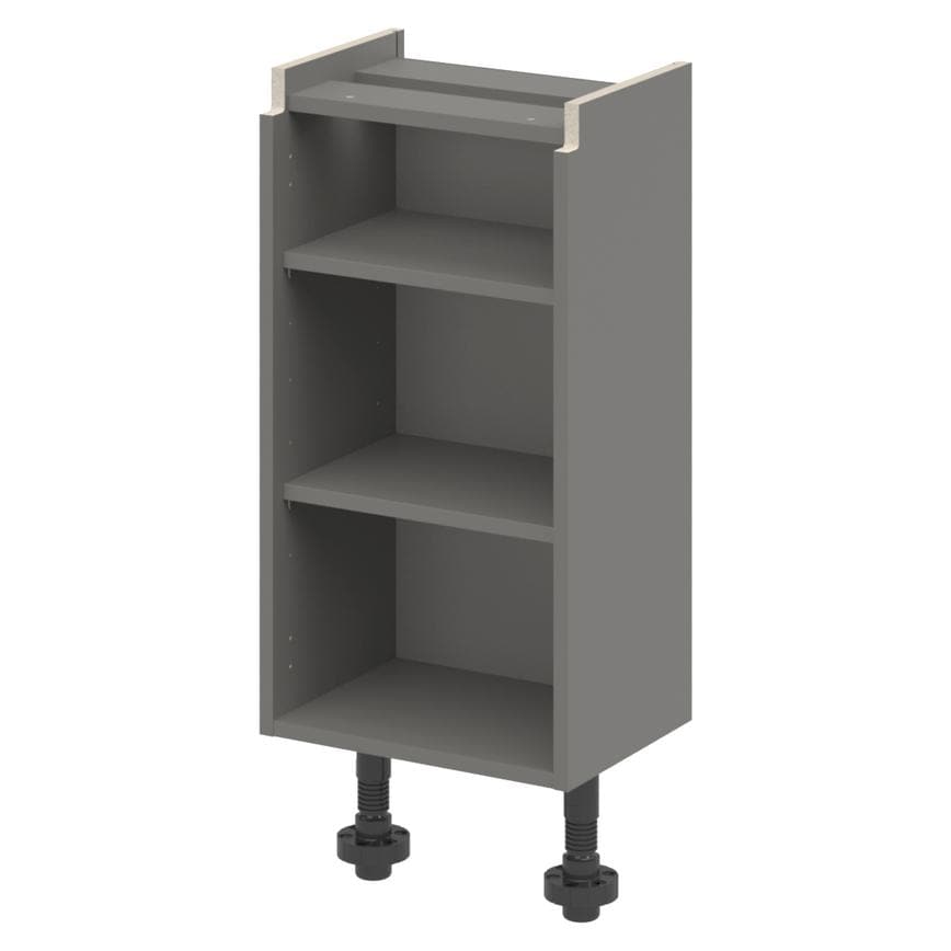 Croft Grey 750mm x 400mm x 290mm Ready Assembled Handleless Base Cabinet
