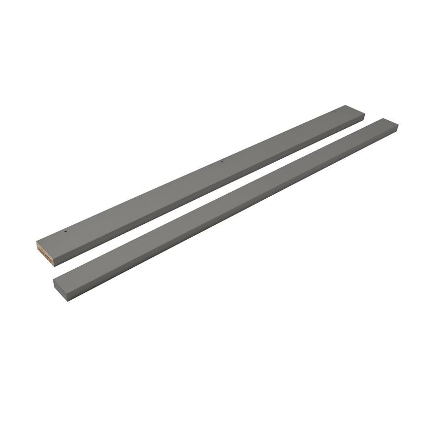 Croft Grey 900mm x 59mm Pack of 2 Corner Wall Filler Rail Pack