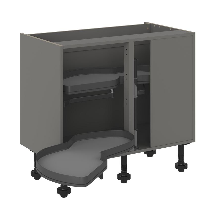 Croft Grey 1000 PF LH Full Ext Cnr Base Cab