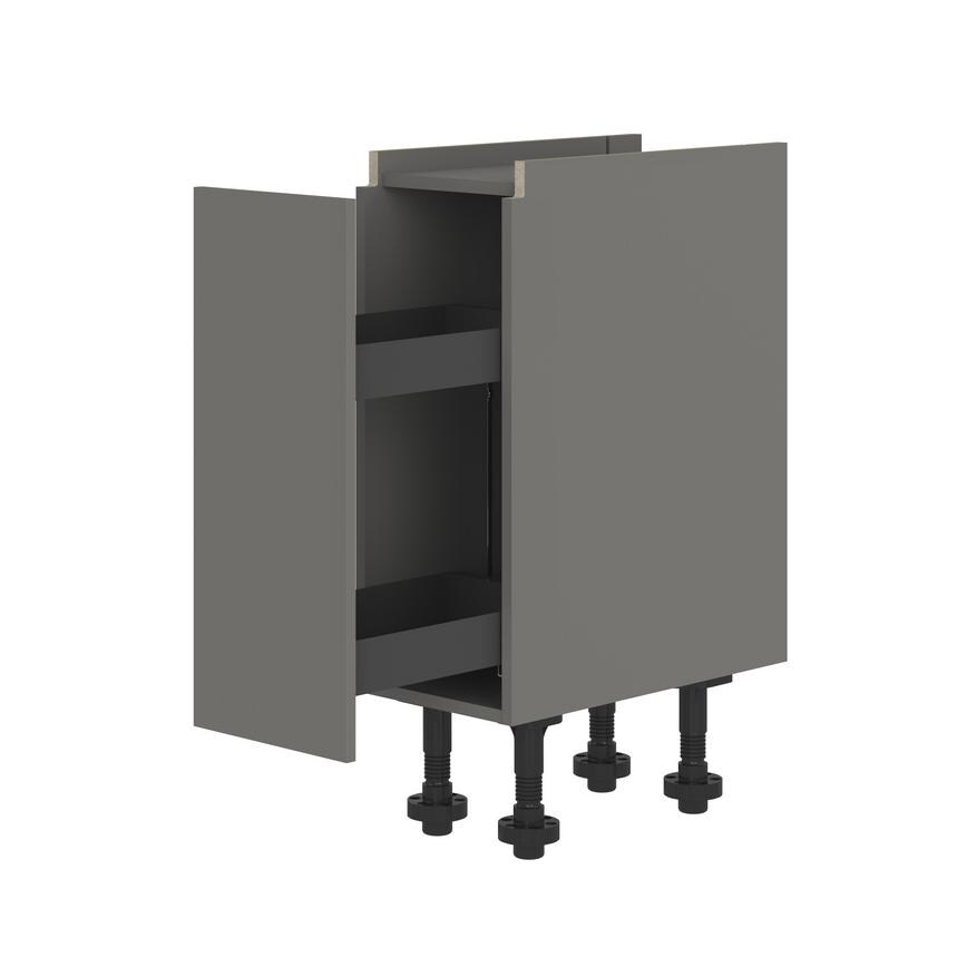 300mm - Pull Out Base Unit  - Croft Grey Handleless