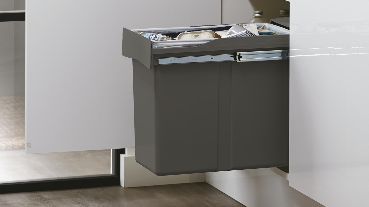 30L Pull-Out Recycling Bin