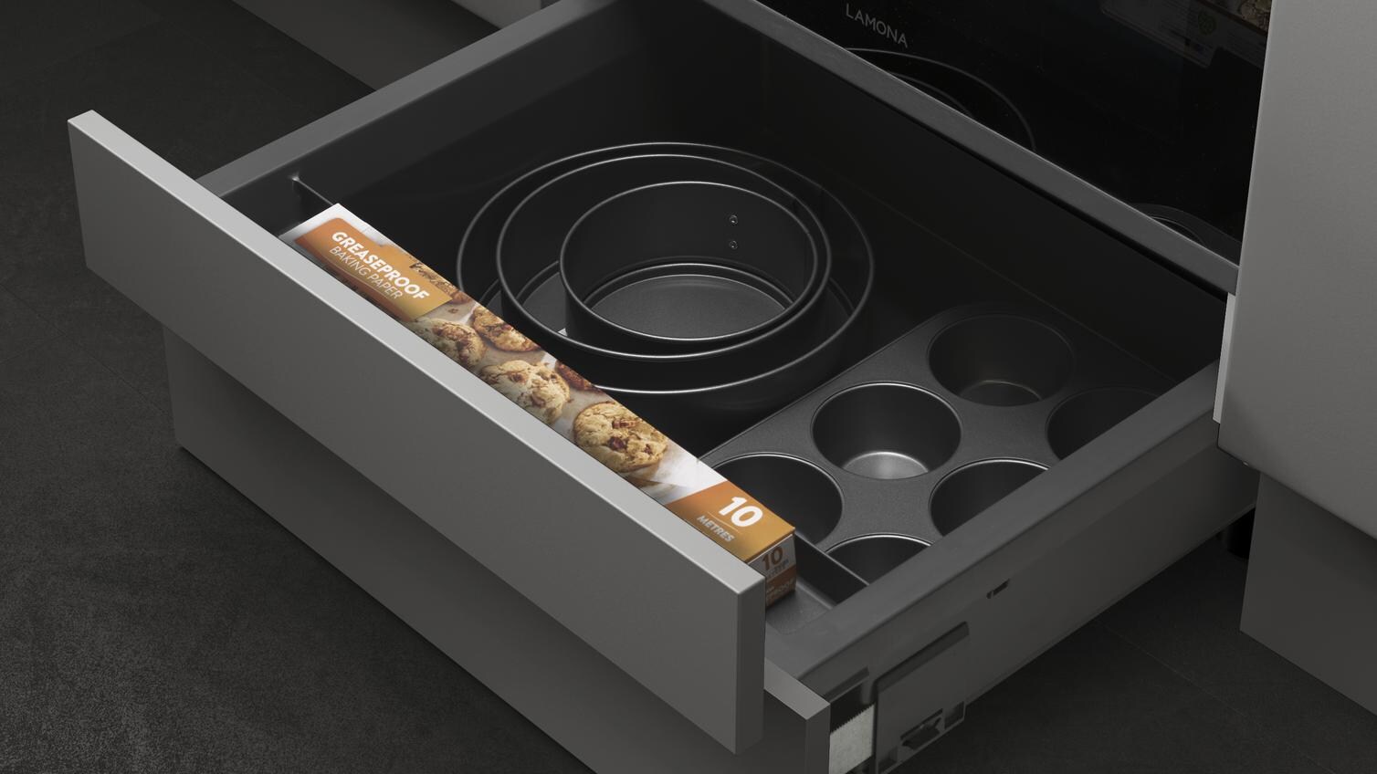 Built-Under Oven Housing Unit Plinth Drawer