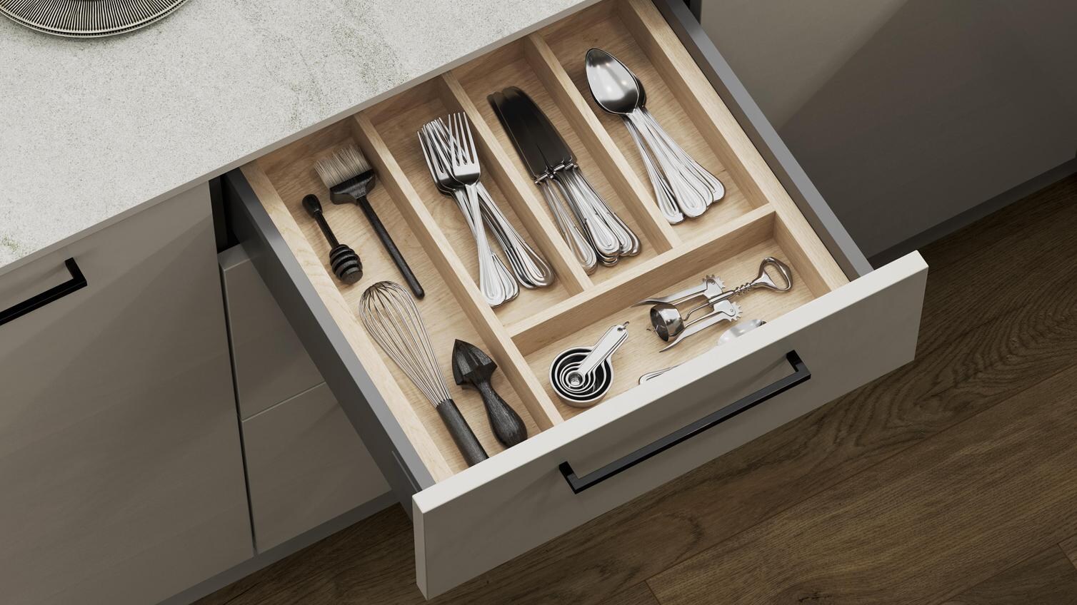 Timber Cutlery Tray