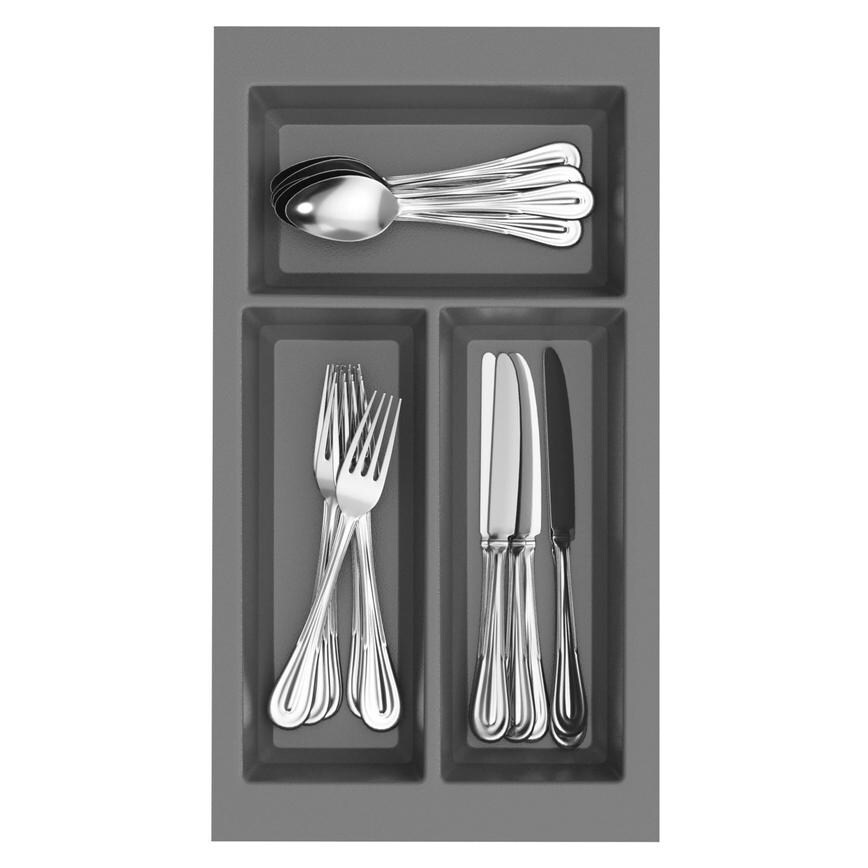 300mm Anthracite Cutlery Tray