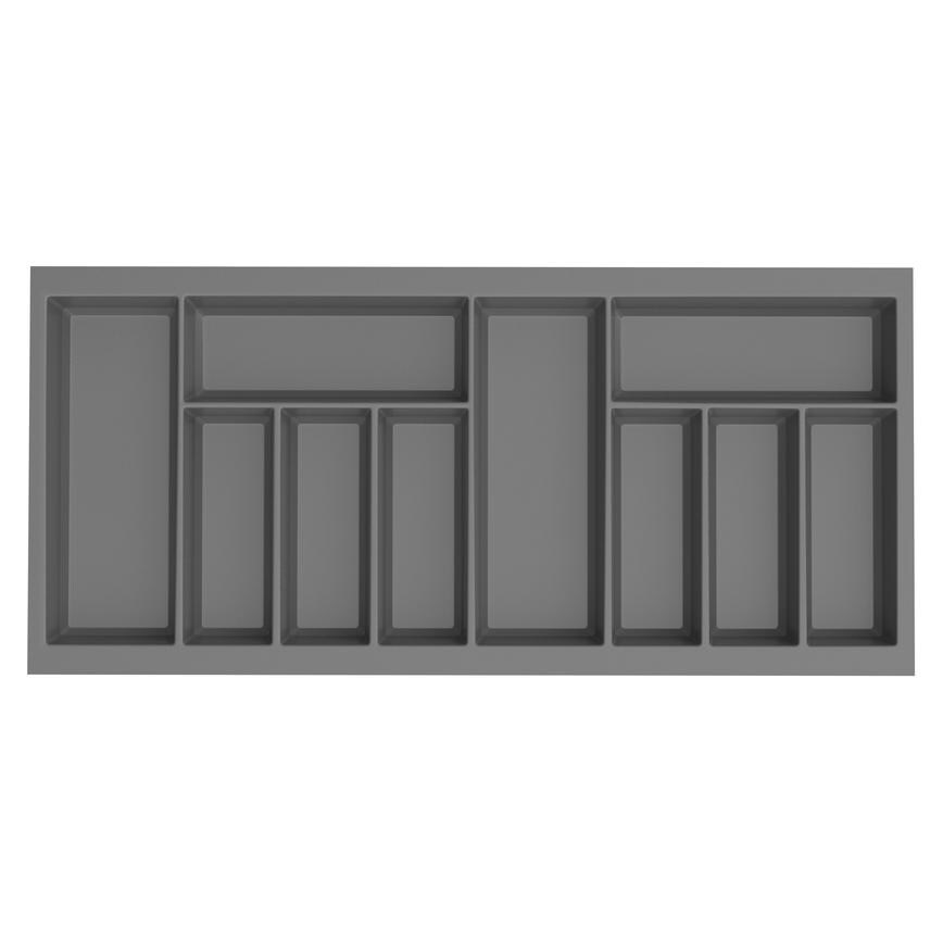 1000mm Anthracite Cutlery Tray Upgrade