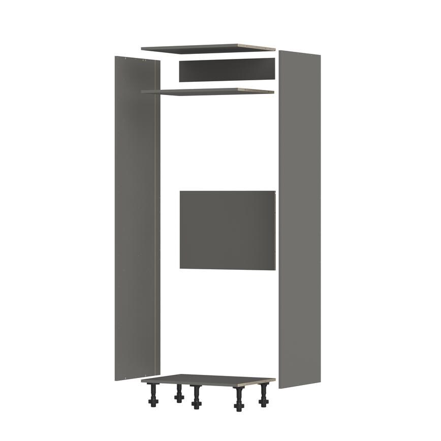 Croft Grey Handleless 750 Tall Fridge Freezer Twr Cabinet Pack 1