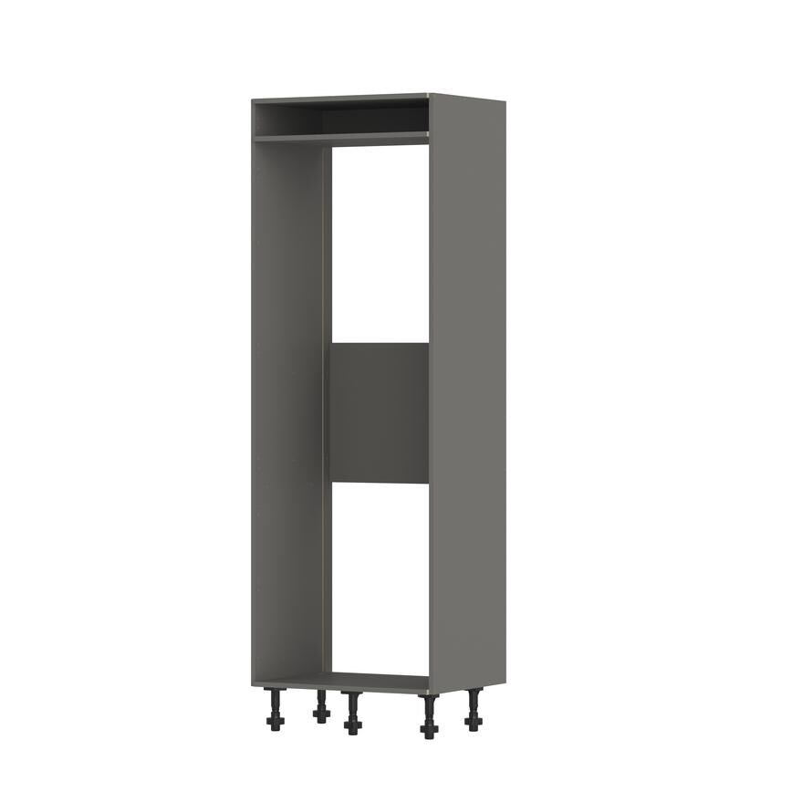 Croft Grey Handleless 750 Tall Fridge Freezer Twr Cabinet Pack 1