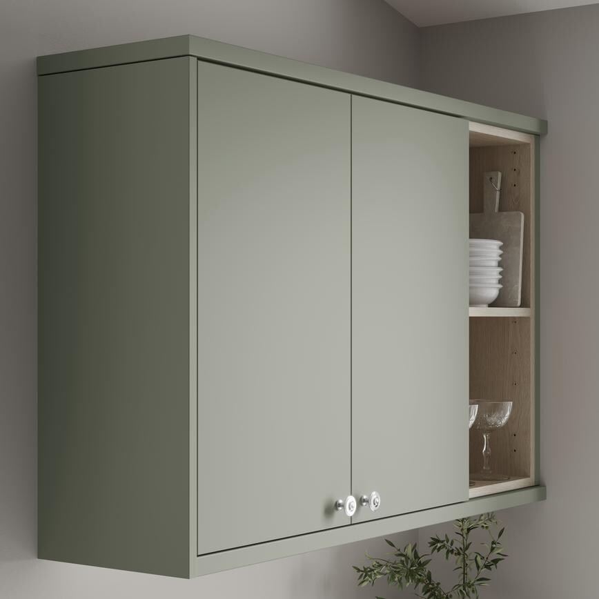 Reed Green Square Profile Cornice Pelmet