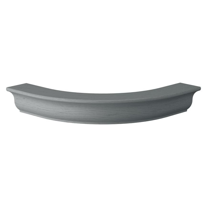 Grain Dusk Blue 362mm Curved Decorative Corner Return