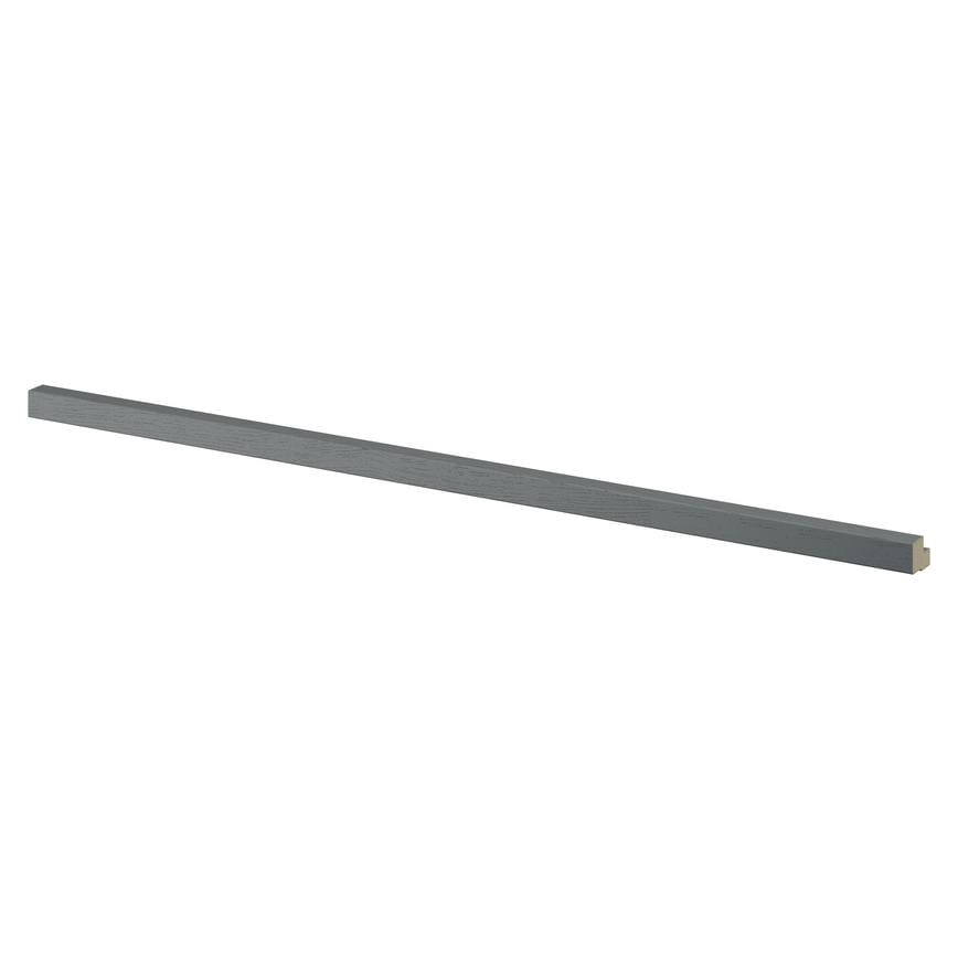 Fairford Grain Dusk Blue 2.4m Continuous Square Cornice or Pelmet
