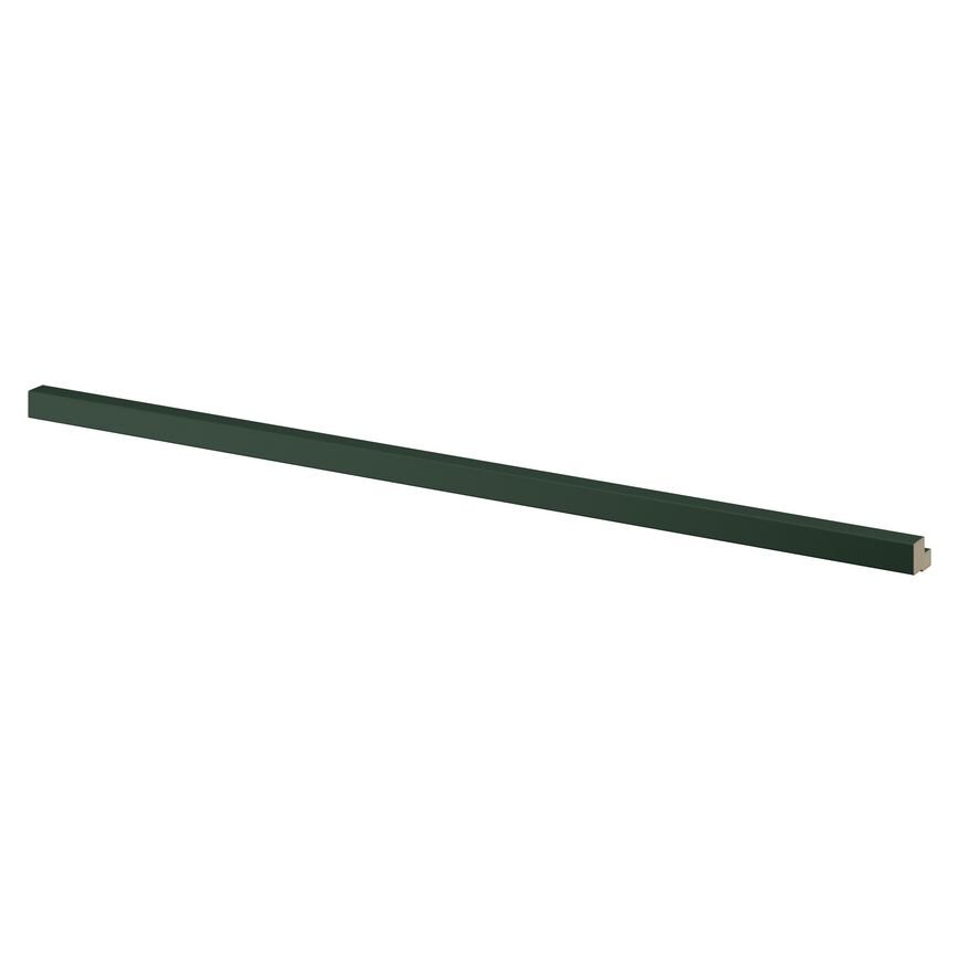 Chelford Matt Fir Green 2.4m Continuous Square Cornice or Pelmet
