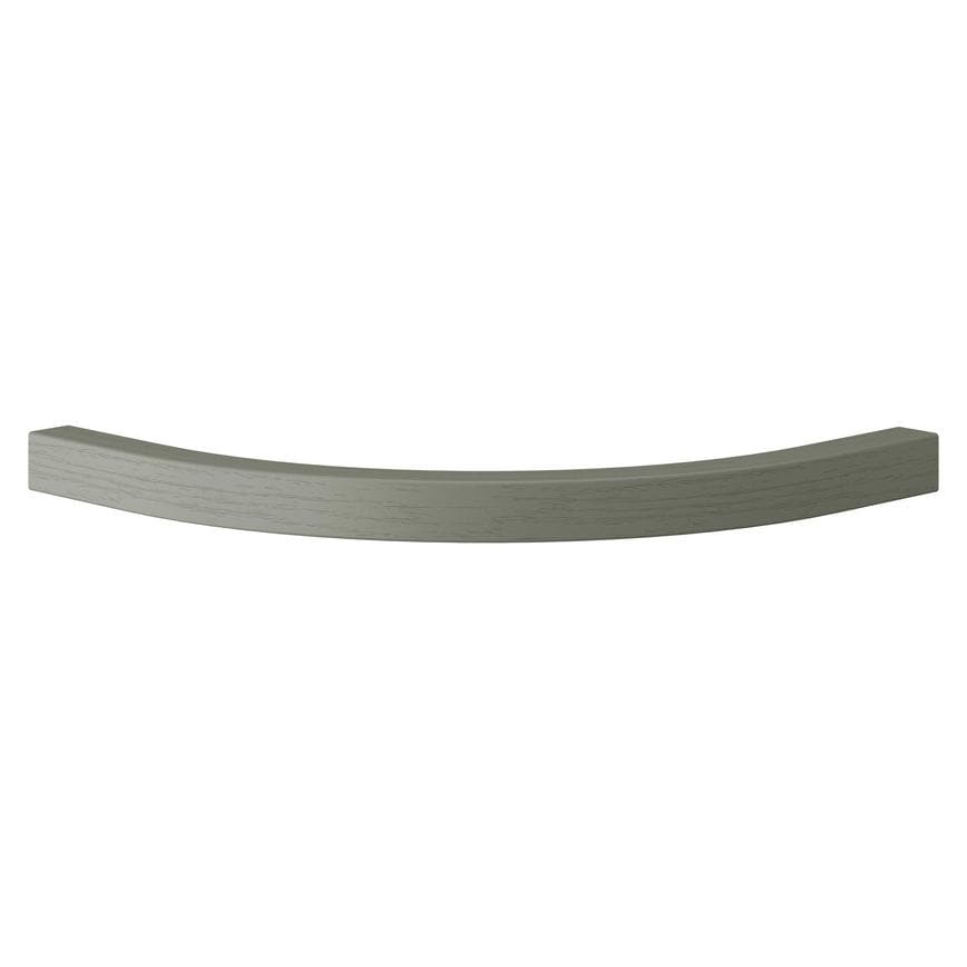 Chilcomb Grain Reed Green 312mm Curved Square Cornice or Pelmet