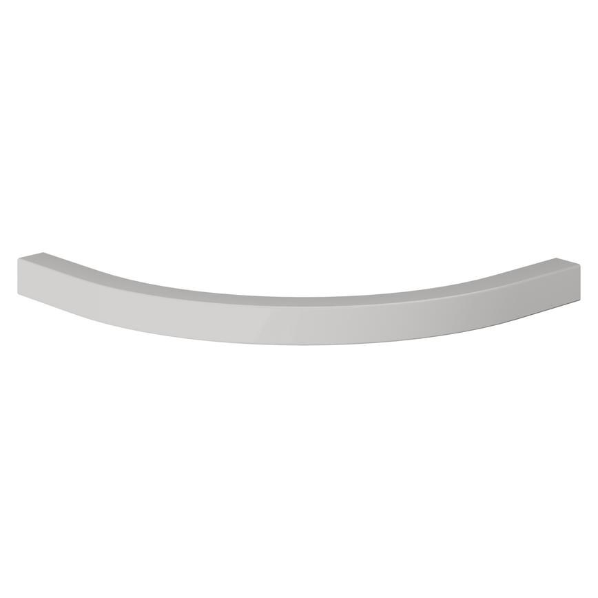 Clerkenwell Gloss White Square Curved Cornice or Pelmet