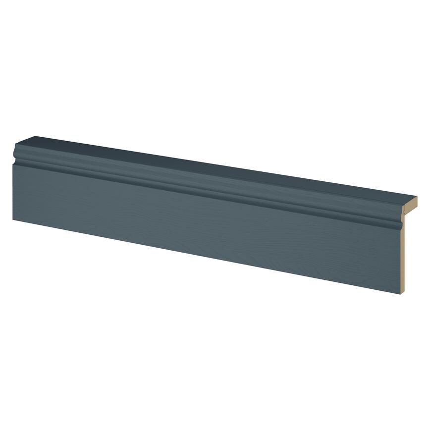 Chilcomb Grain Marine Blue 3m x 180mm x 23mm Decorative Continuous Plinth