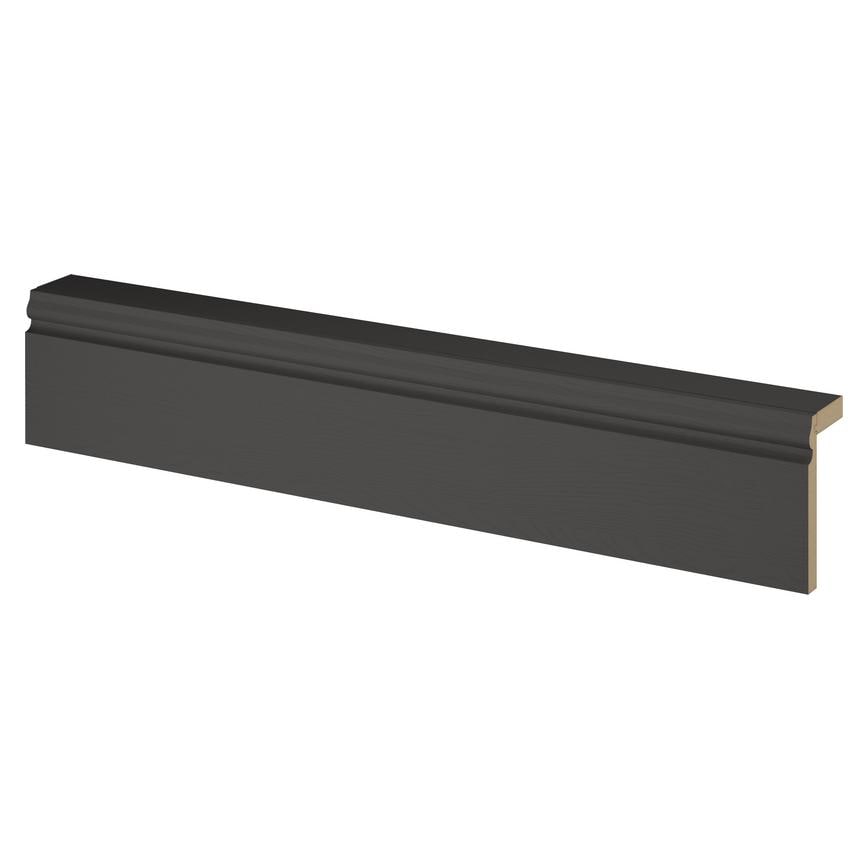 Chilcomb Grain Charcoal 3m x 180mm x 23mm Decorative Continuous Plinth