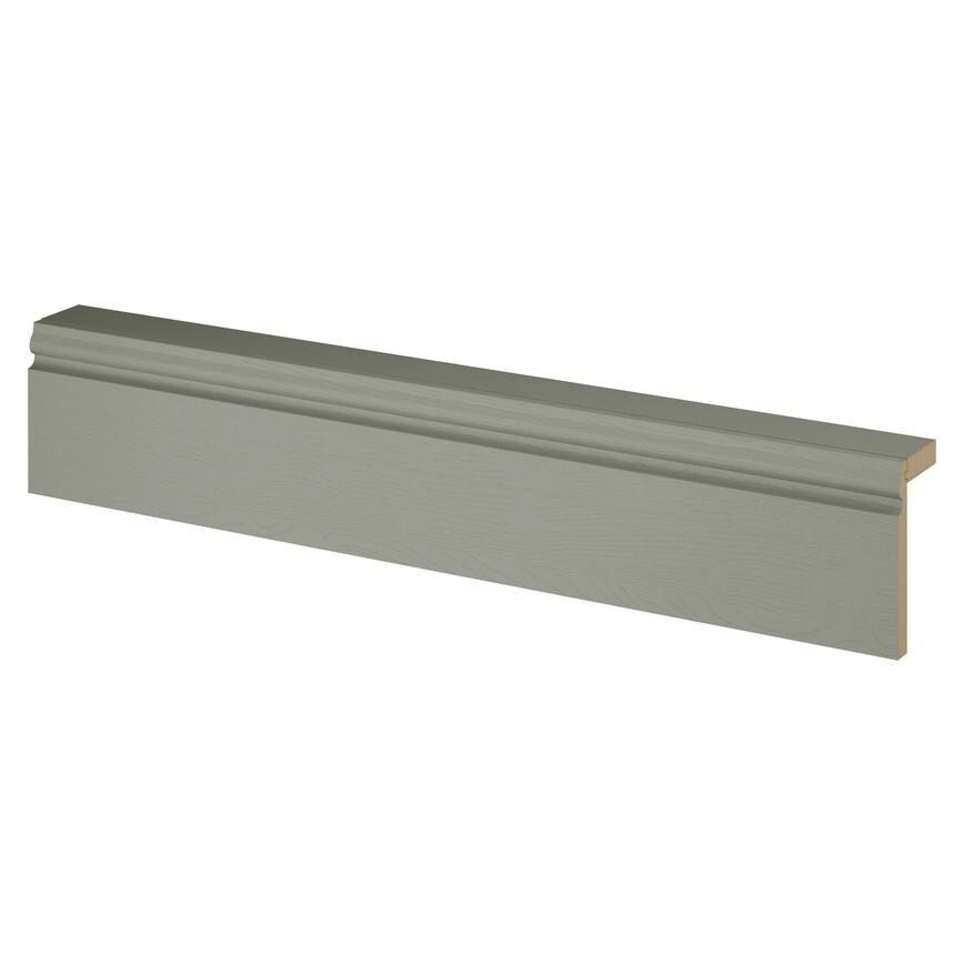 Chilcomb Grain Reed Green 3m x 180mm x 23mm Decorative Continuous Plinth