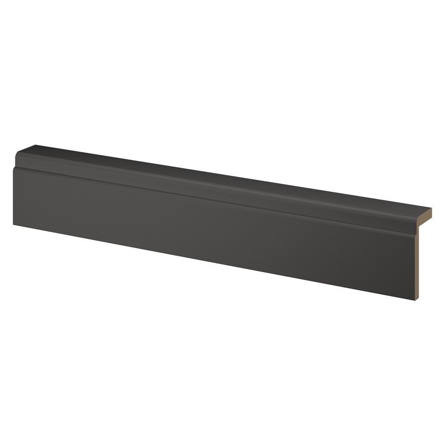 Halesworth Grain Charcoal 3m x 180mm x 23mm Decorative Continuous Plinth