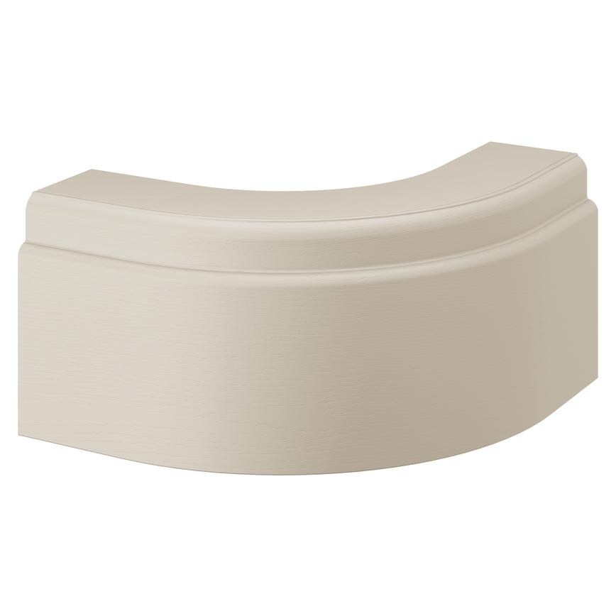 Grained Linen Decorative Curved Plinth
