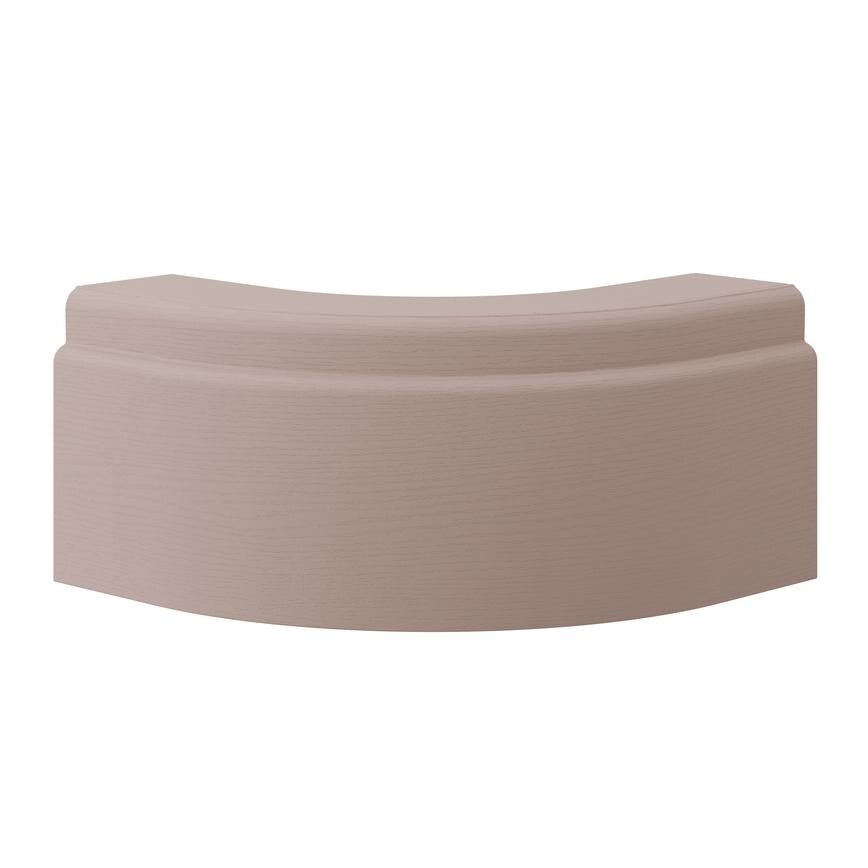 Grained Antique Rose 332mm x 180mm x 332mm Decorative Curved Plinth
