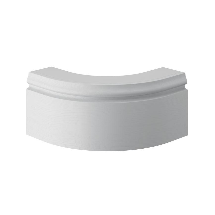 Elmbridge Grain Dove Grey 563mm x 22mm Curved Plinth