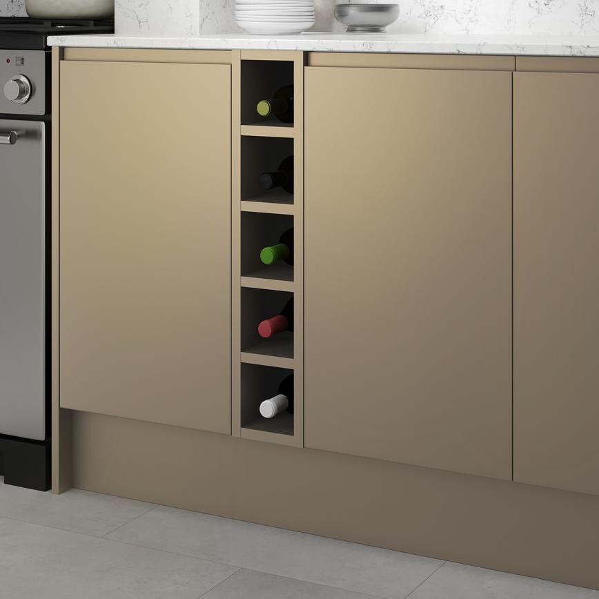 Matt Metallic Bronze 150 Wine Rack
