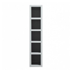 Gloss Slate Grey 150mm Wine Rack