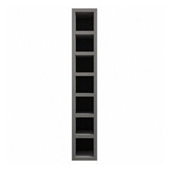 Charcoal 150mm Tall Wine Rack