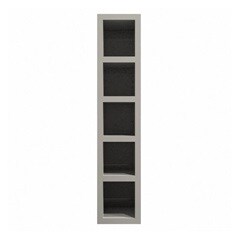 Mirror Gloss Sand Grey 150mm Wine Rack
