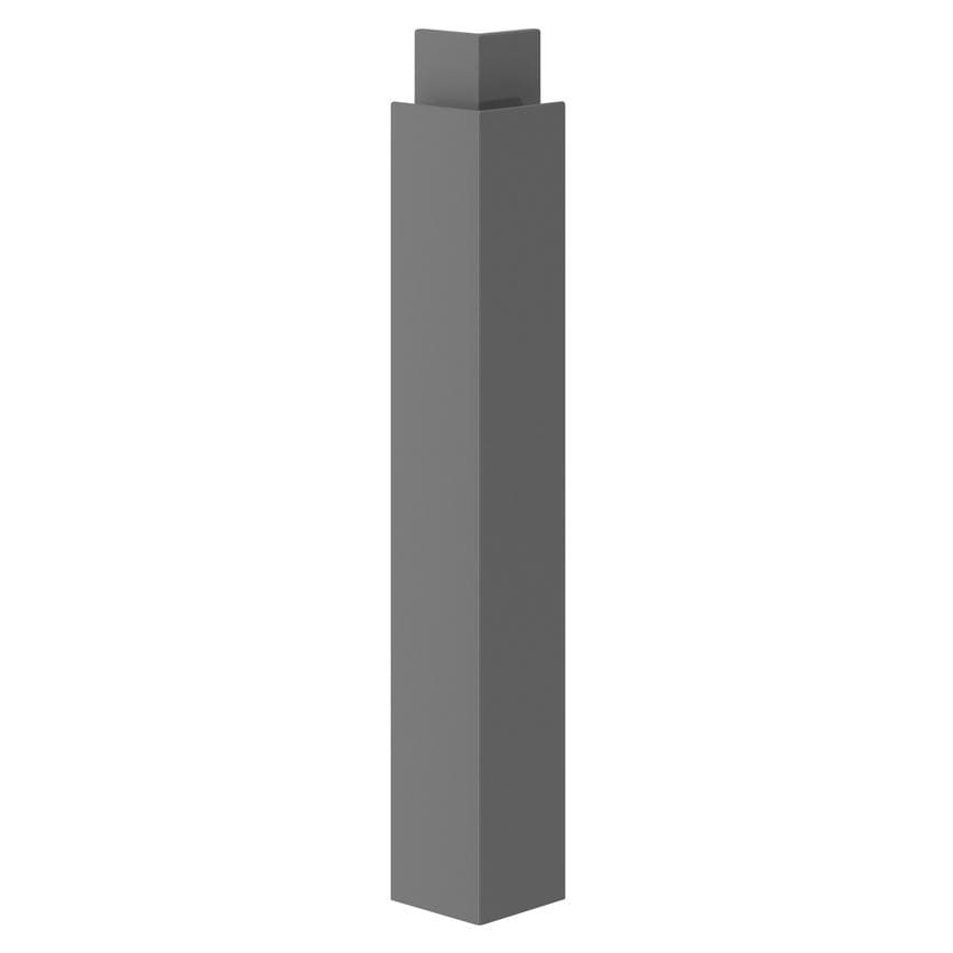 Gloss Slate Grey Two Part Half Height External Corner Fillet