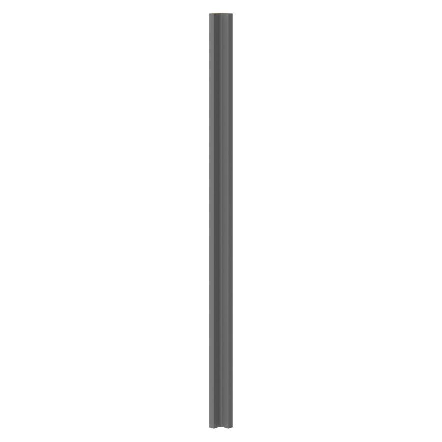 Clerkenwell Gloss Slate Grey Tall Larder Corner Fillets