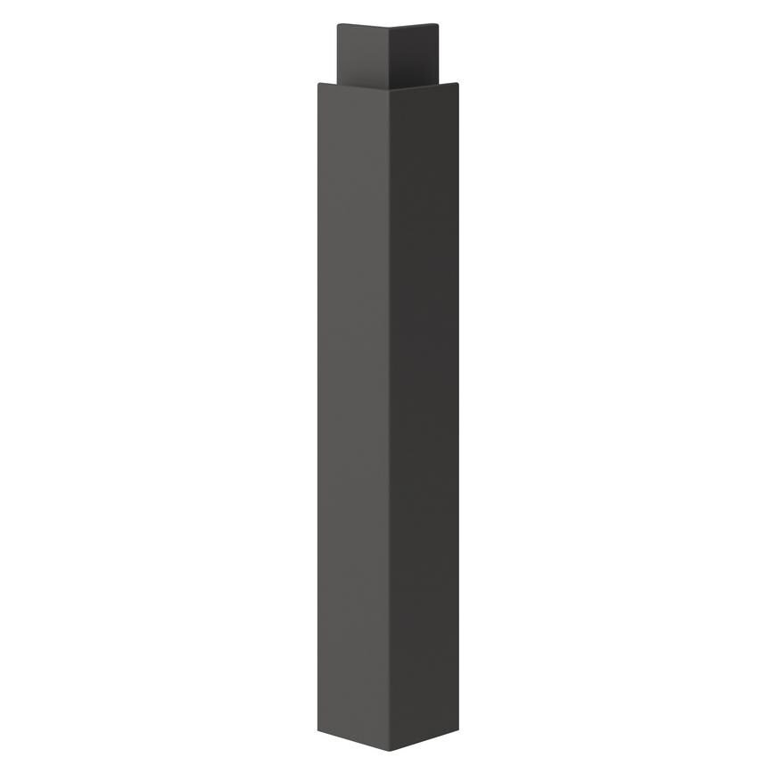 Super Matt Charcoal Two Part Half Height External Corner Fillet
