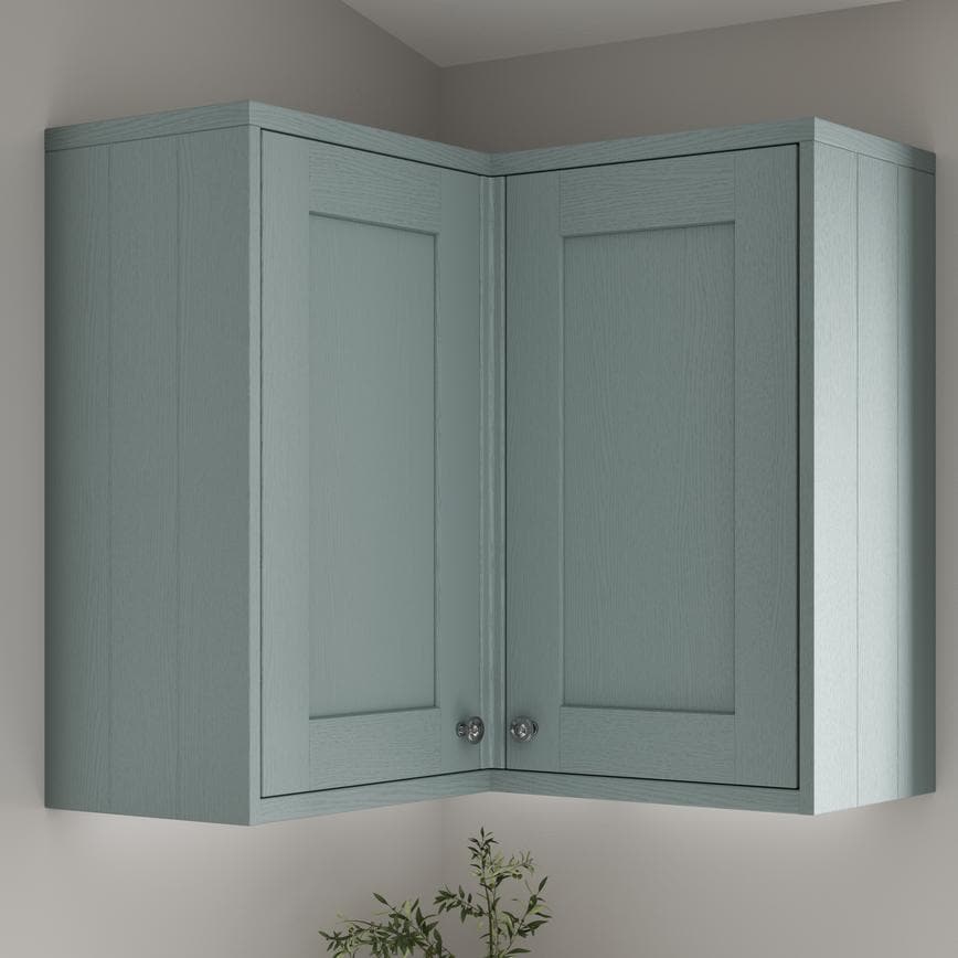 Grained Seafoam Tongue and Groove Full Height Wall 752mm Decor End 