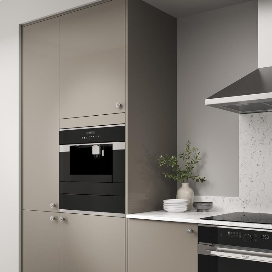 Hockley Mirror Gloss Sand Grey 67mm x 600mm x 18mm Filler Panel