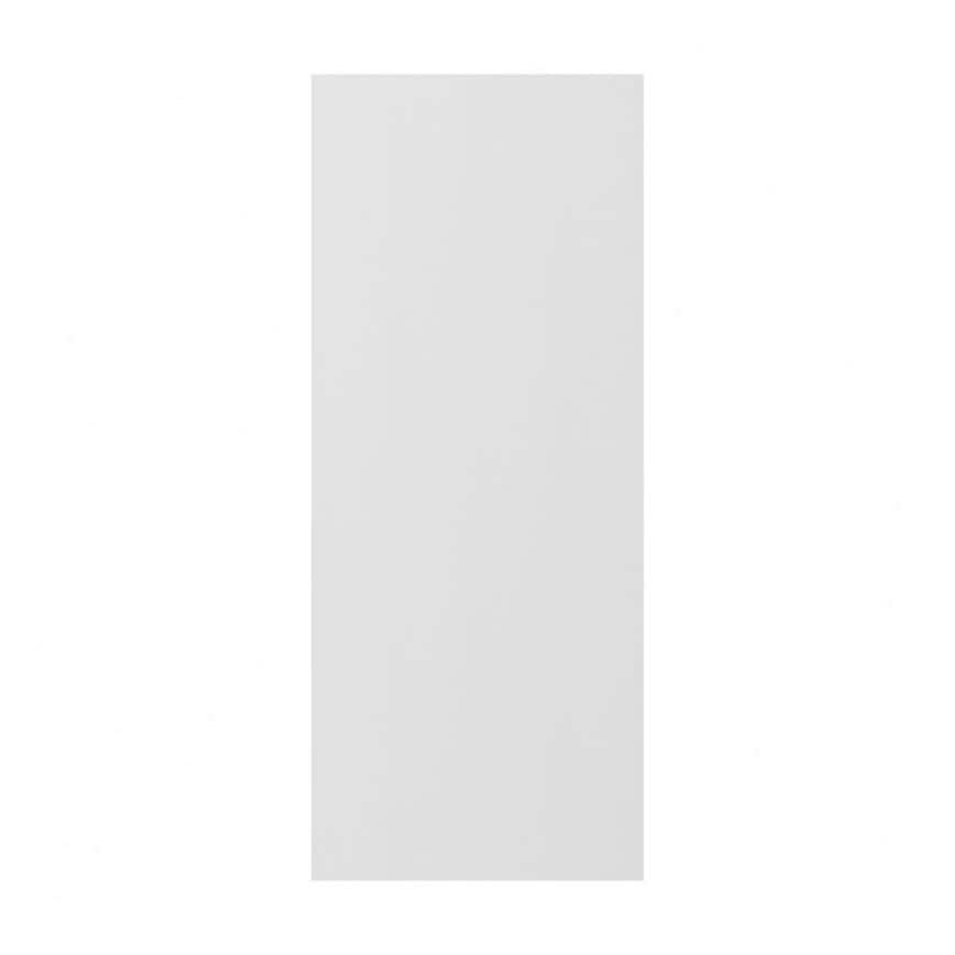 Matt White 16mm Full Height Wall Decor End 752mm