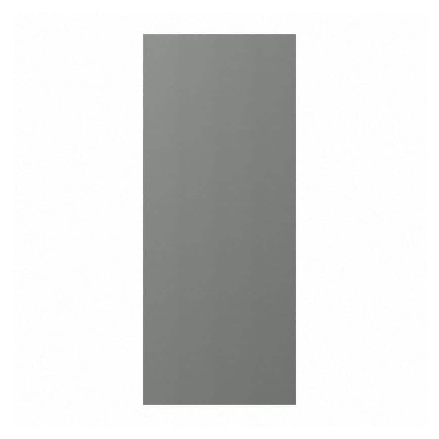 Super Matt Charcoal 16mm Full Height Wall Decor End 752mm