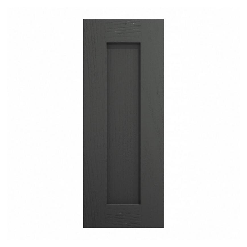 Chilcomb Charcoal Curved Base Decor End  Front