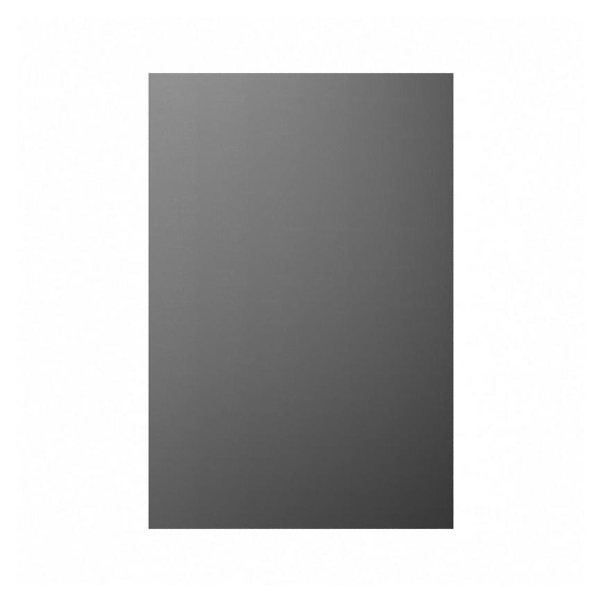 Hockley Super Matt Black Base Decor End - 940mm CAD Front