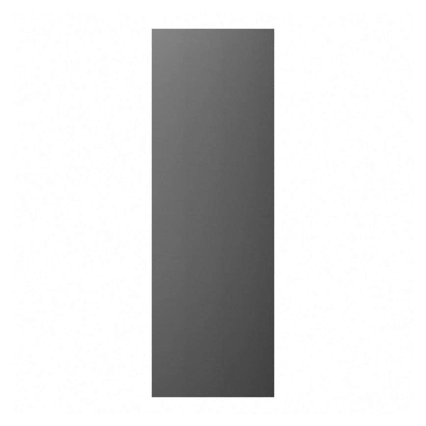 Hockley Super Matt Black Tall Wall Dec End- 920mm CAD Front