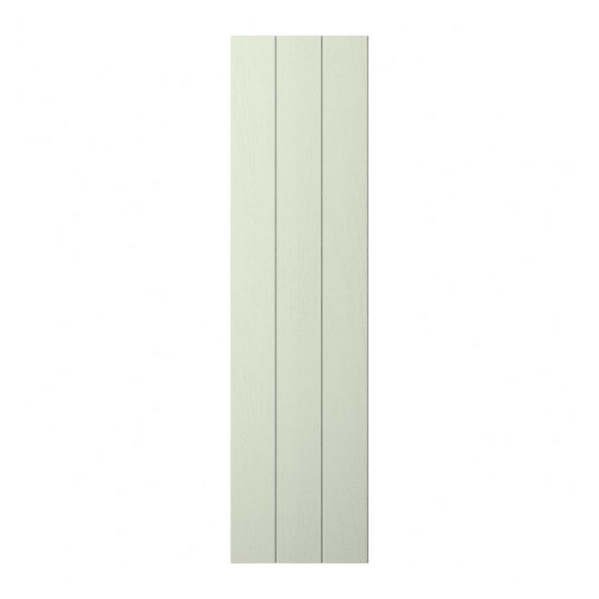 Sage Green Tongue and Groove Tall Wall Décor End - 1182mm