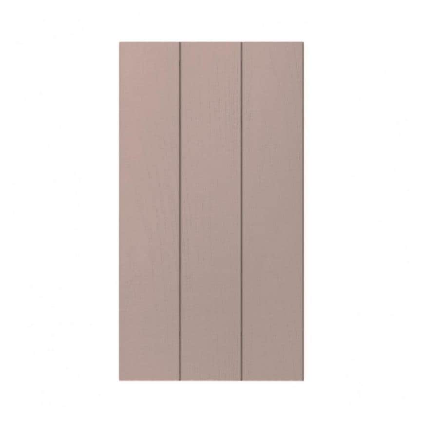 Grained Antique Rose Tongue and Groove Full Height Deep Wall Décor End