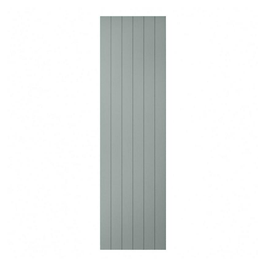 Grained Seafoam Tongue and Groove Tower Decor End