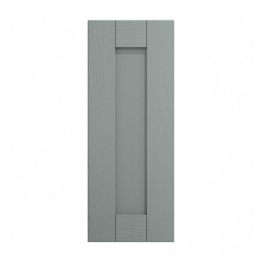 Grained  Seafoam Curved Base Decor End